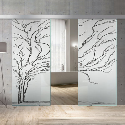 Sliding glass door, interior Glass door #Satiné