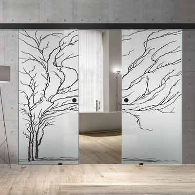 Sliding glass door, interior Glass door #Satiné