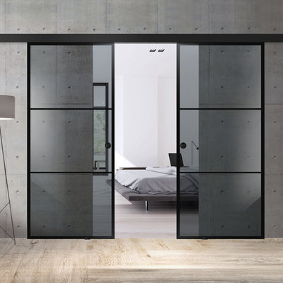 Sliding glass door, interior Glass door #Satiné