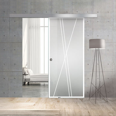 Sliding glass door, interior Glass door #Satiné
