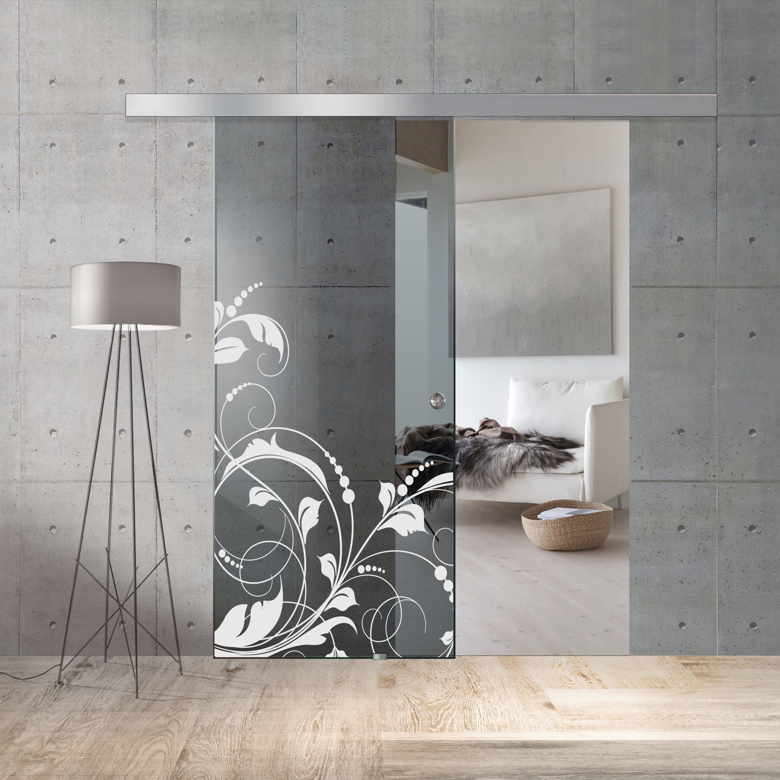 Sliding glass door, interior Glass door #Grey