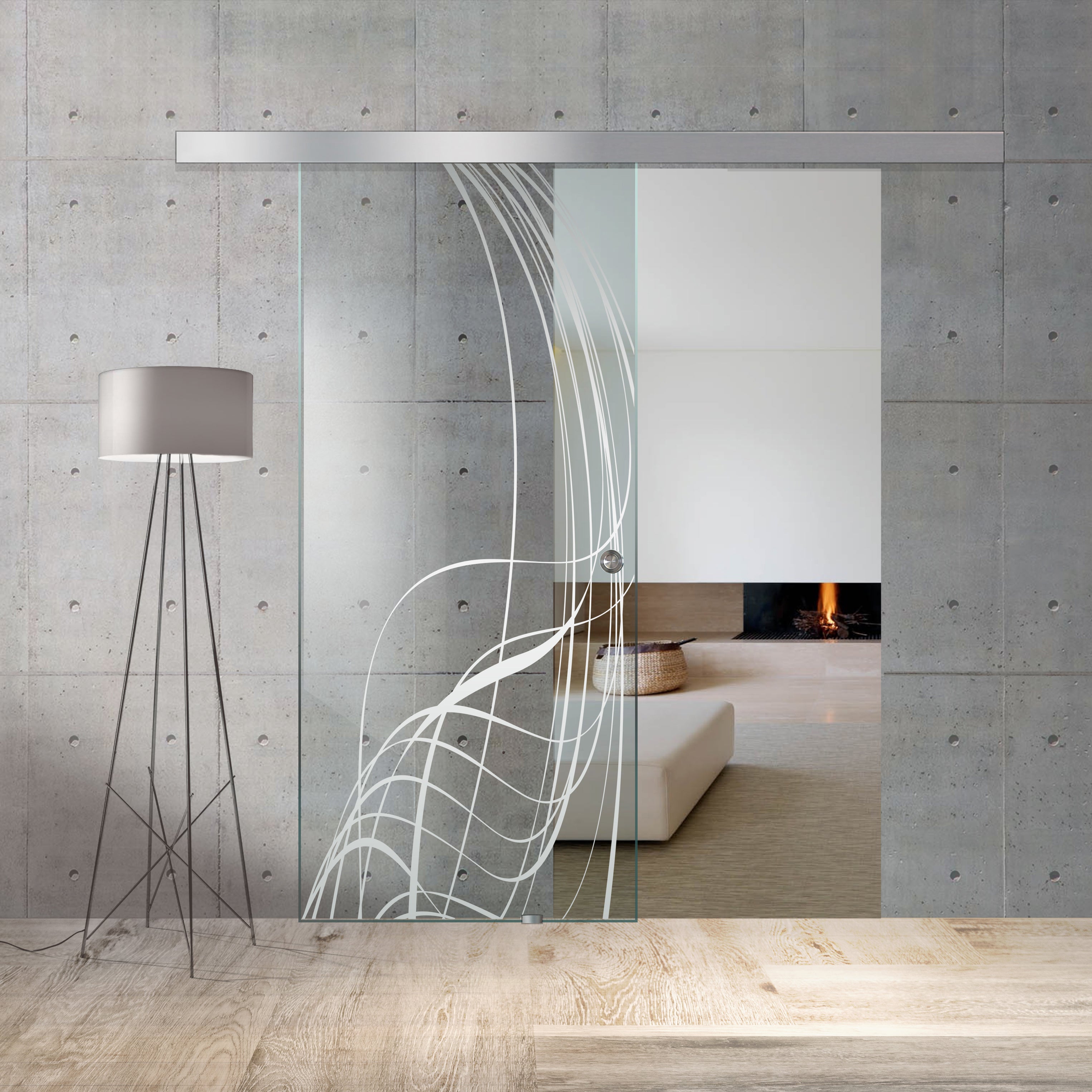 Sliding glass door, interior Glass door #Clear