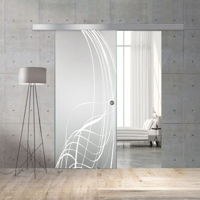 Sliding glass door, interior Glass door #Satiné