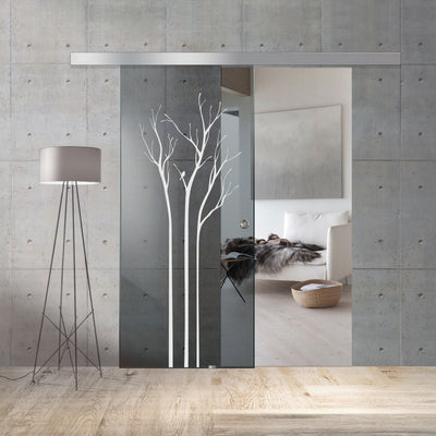 Sliding glass door, interior Glass door #Grey