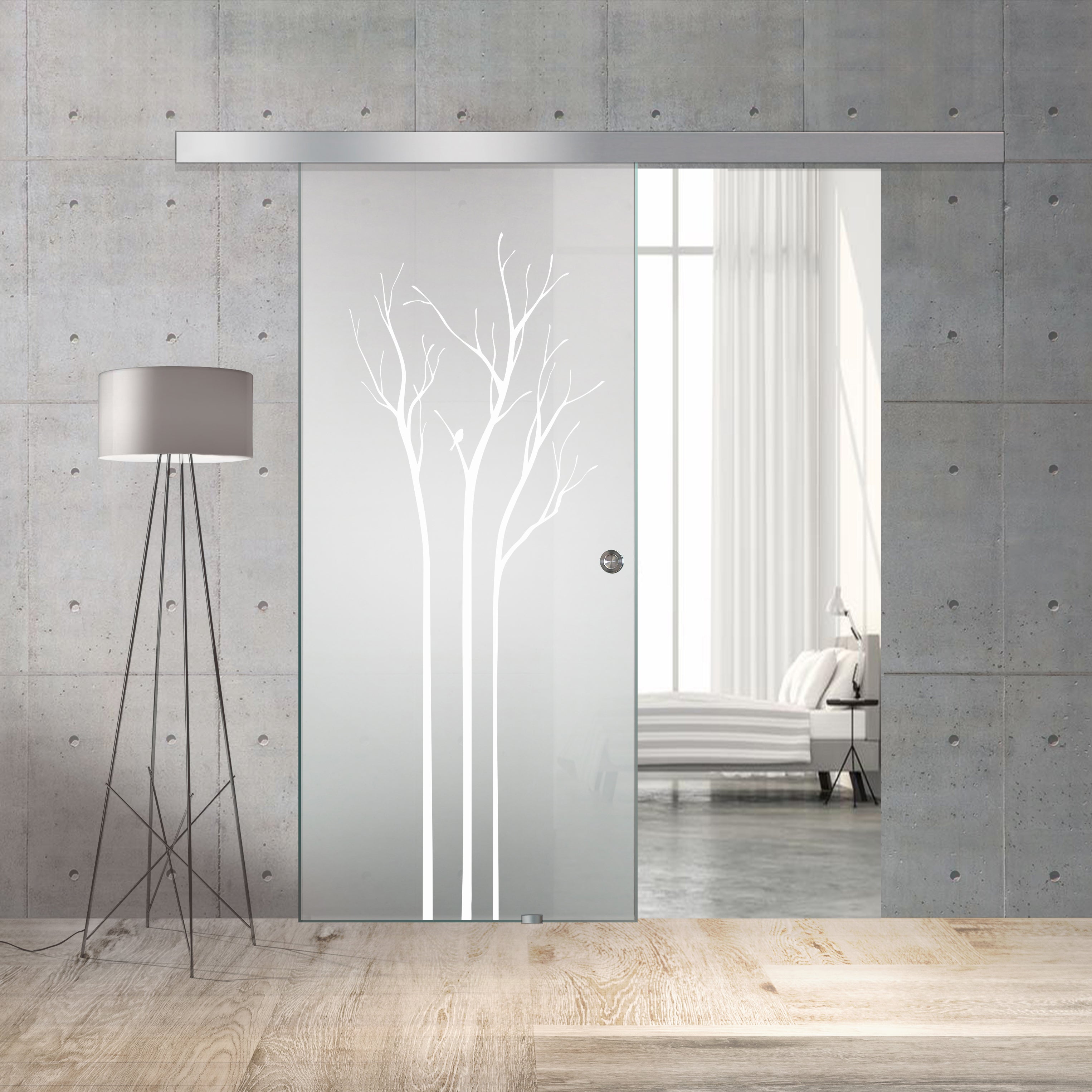 Sliding glass door, interior Glass door #Satiné