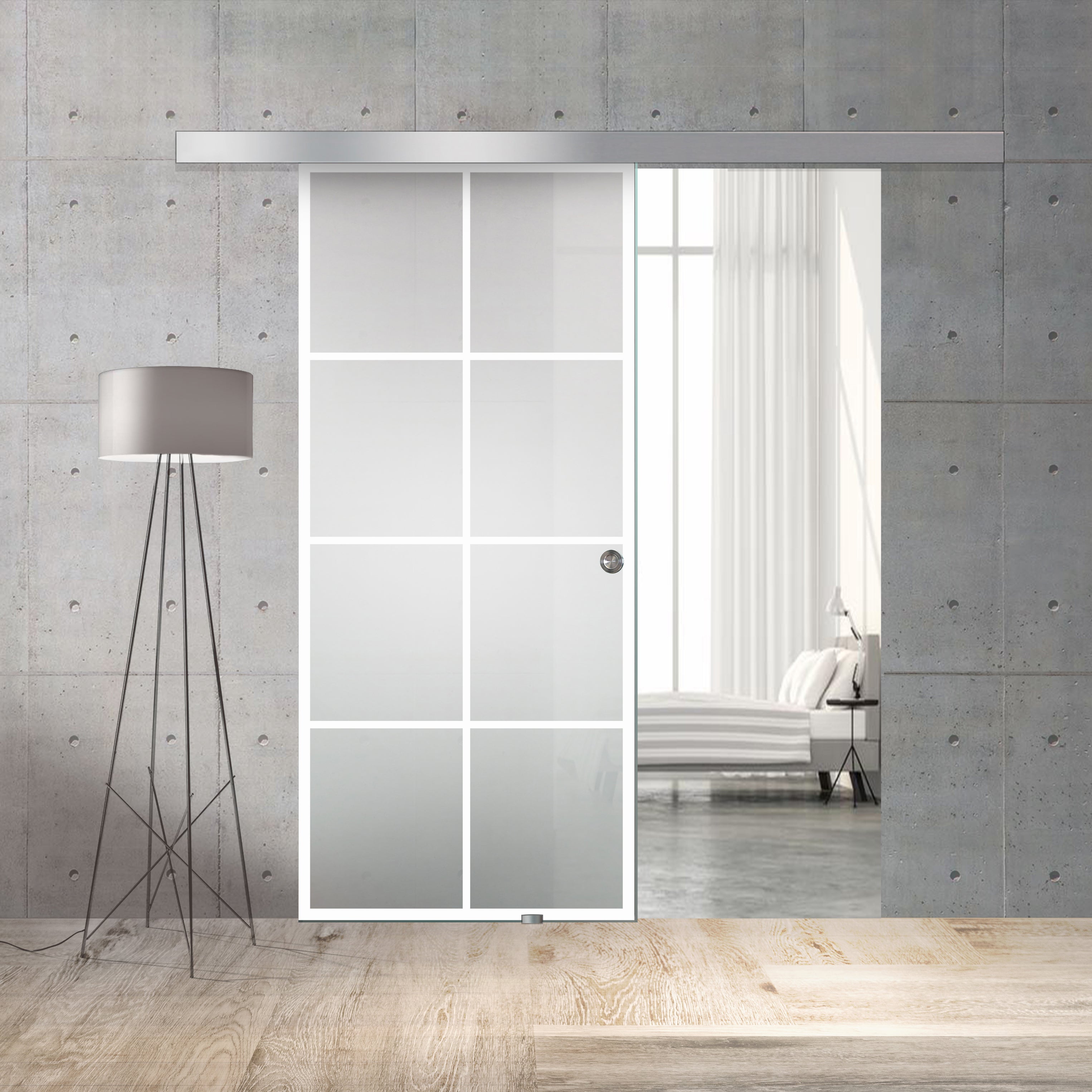 Sliding glass door, interior Glass door #Satiné