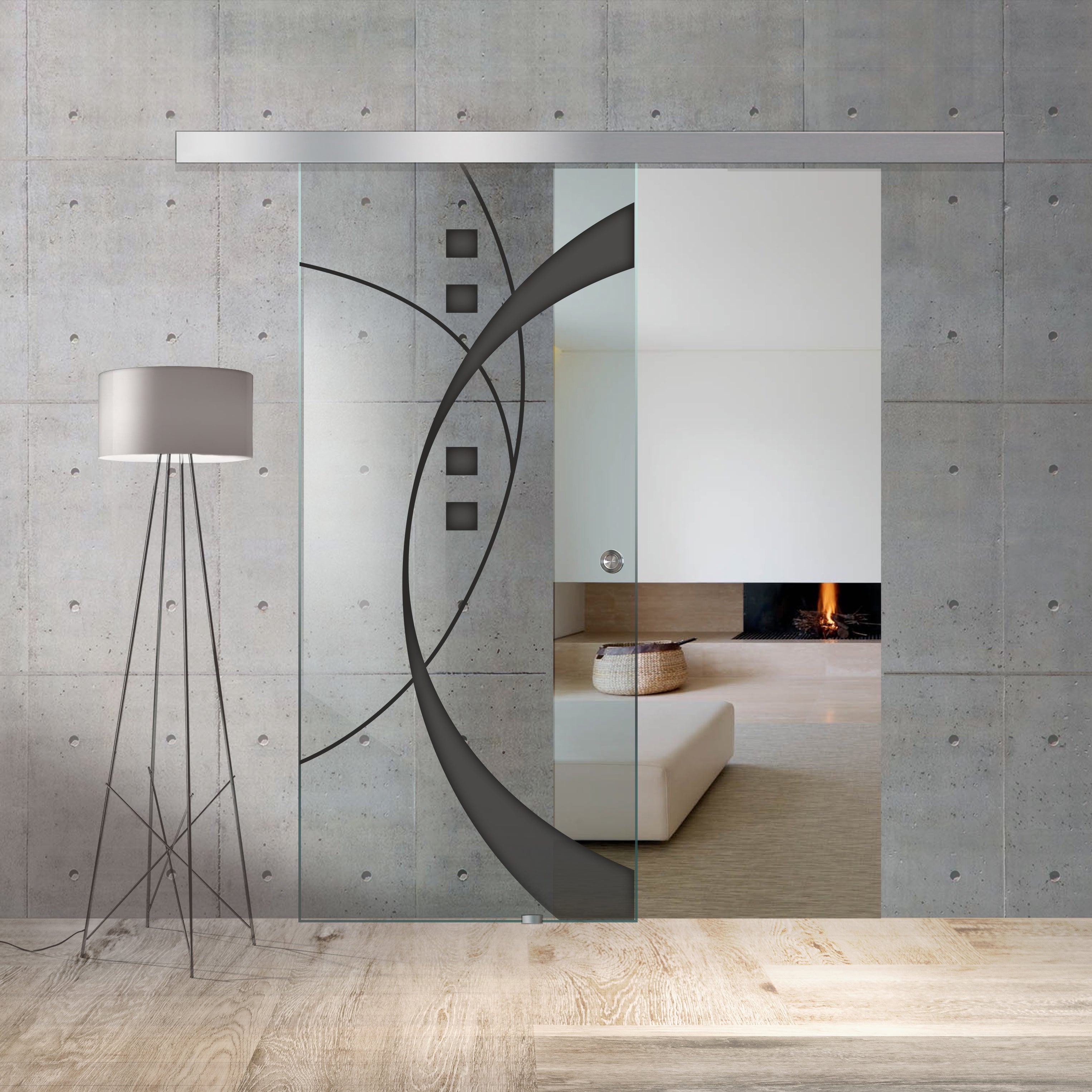 Sliding glass door, interior Glass door #Clear