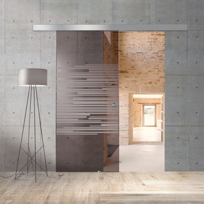 Sliding glass door, interior Glass door #Bronze