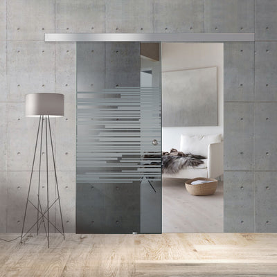 Sliding glass door, interior Glass door #Grey