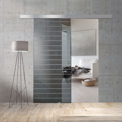 Sliding glass door, interior Glass door #Grey