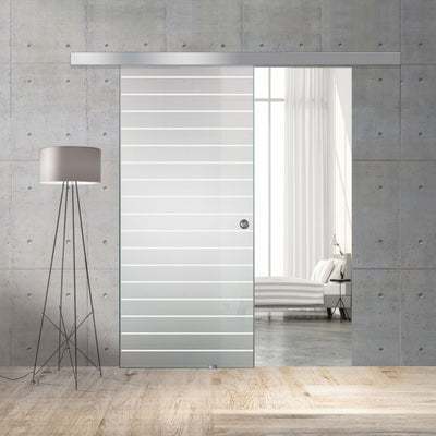 Sliding glass door, interior Glass door #Satiné