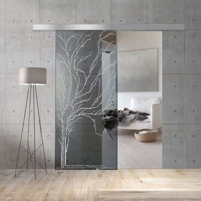 Sliding glass door, interior Glass door #Grey