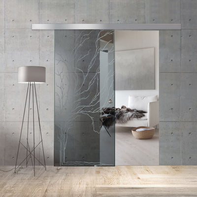 Sliding glass door, interior Glass door #Grey