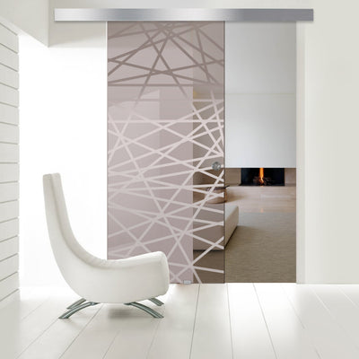 Sliding glass door, interior Glass door #Bronze