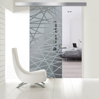 Sliding glass door, interior Glass door #Grey