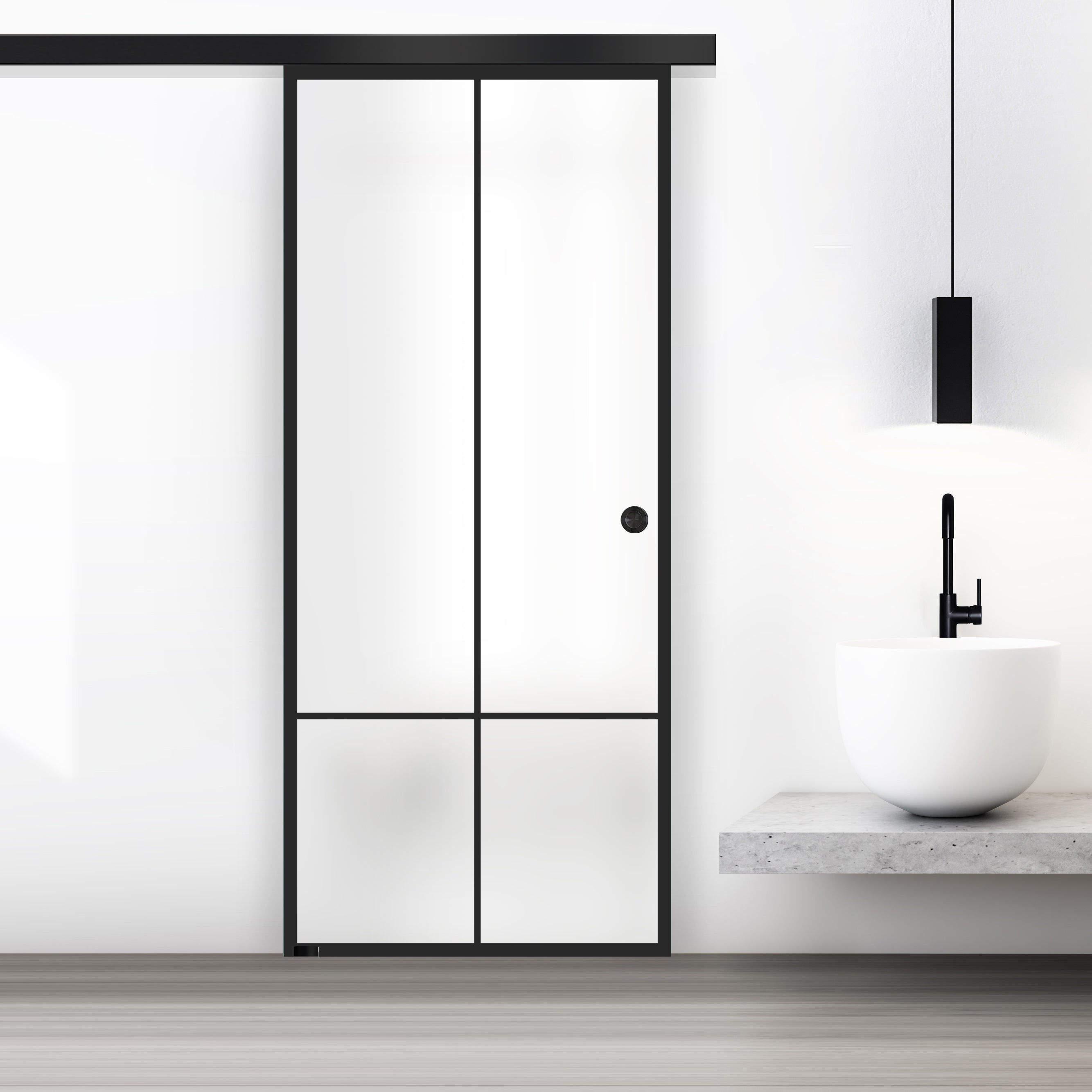 Sliding glass door, interior Glass door #Satiné