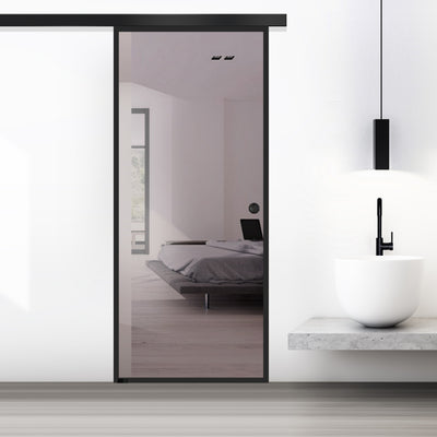 Sliding glass door, interior Glass door #Bronze