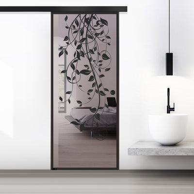 Sliding glass door, interior Glass door #Bronze