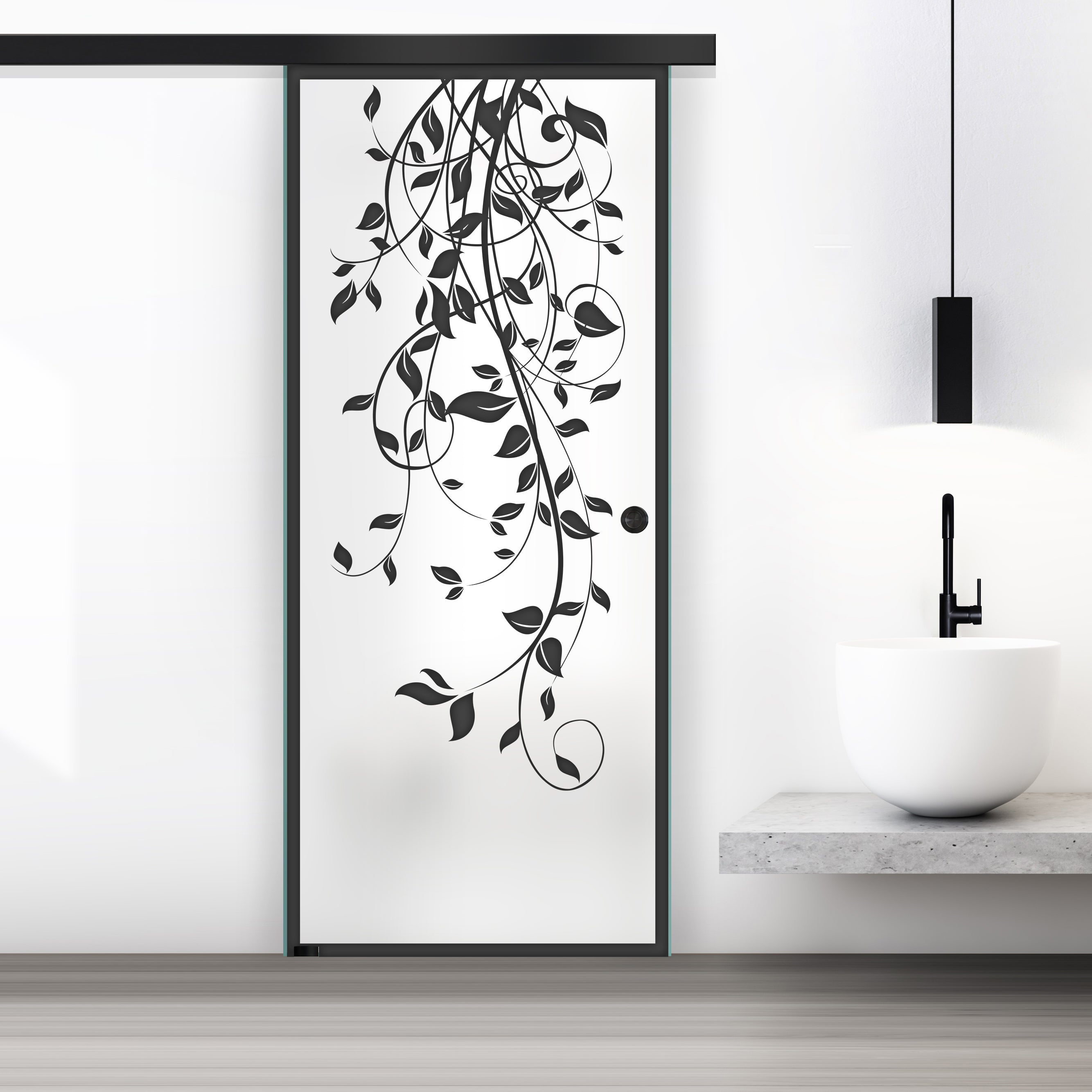 Sliding glass door, interior Glass door #Satiné