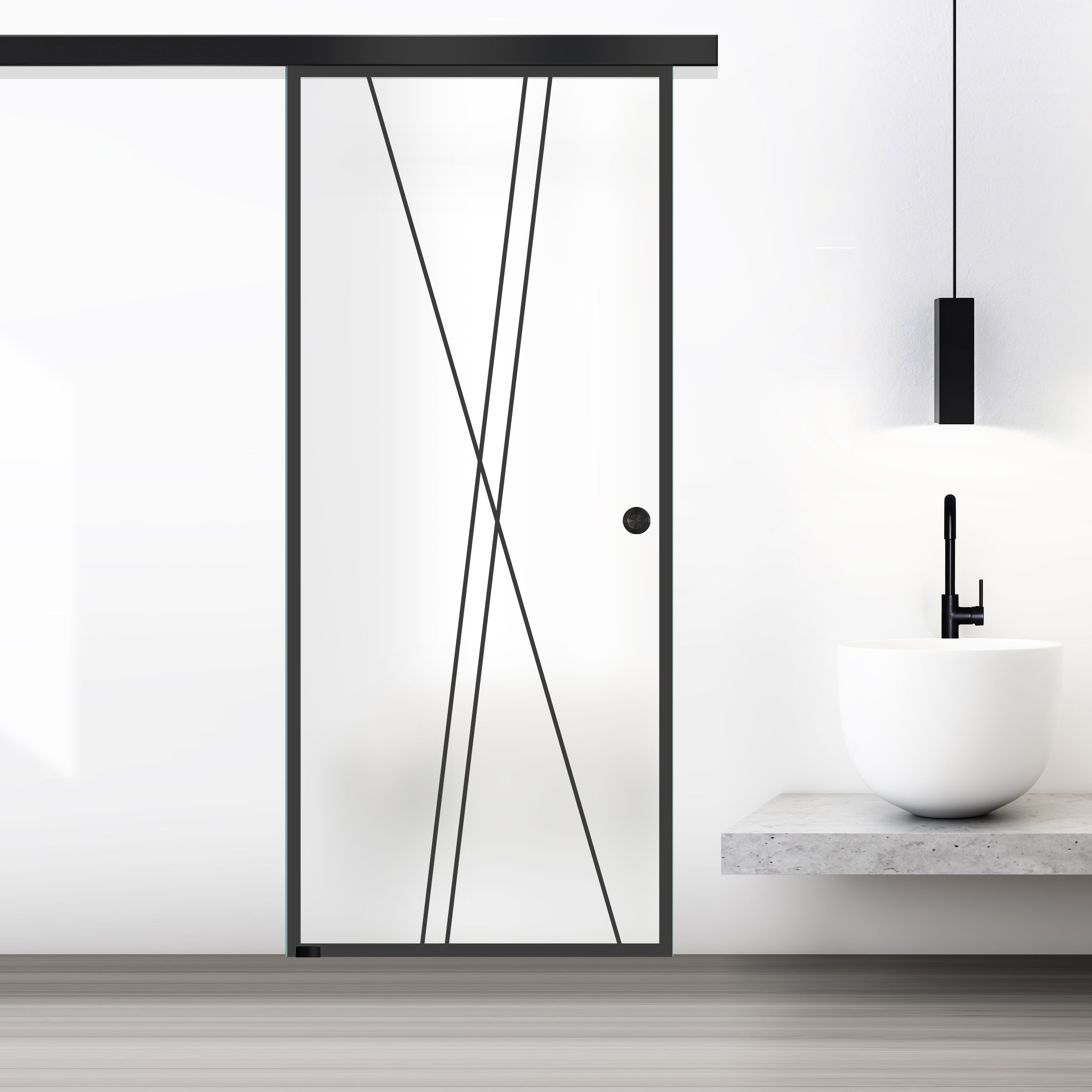 Sliding glass door, interior Glass door #Satiné