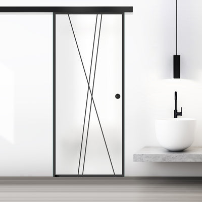 Sliding glass door, interior Glass door #Satiné