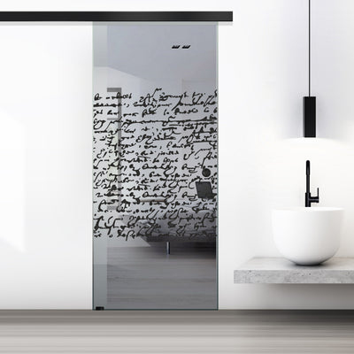 Sliding glass door, interior Glass door #Grey