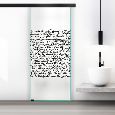 Sliding glass door, interior Glass door #Satiné