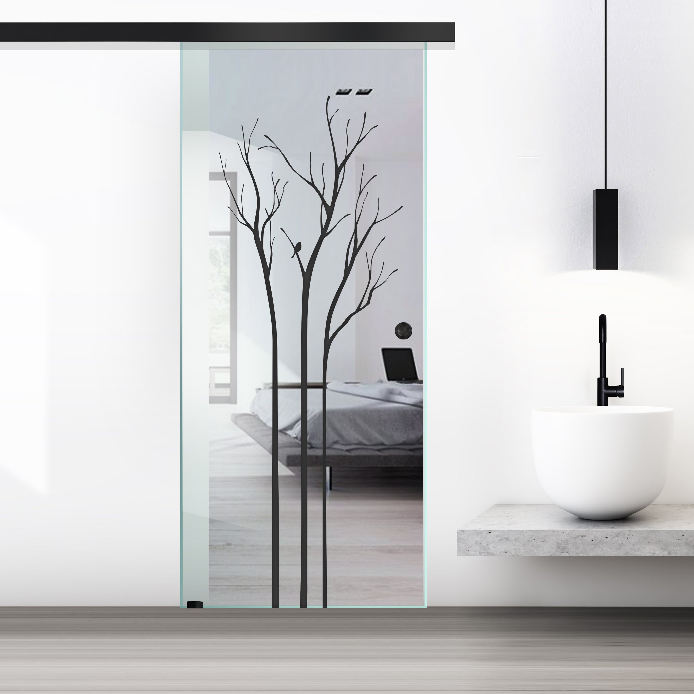 Sliding glass door, interior Glass door #Clear