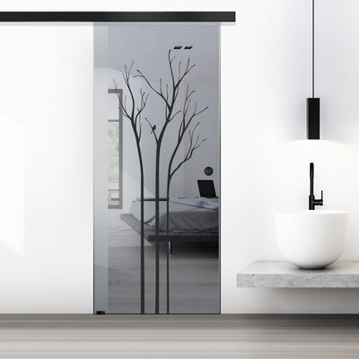 Sliding glass door, interior Glass door #Grey