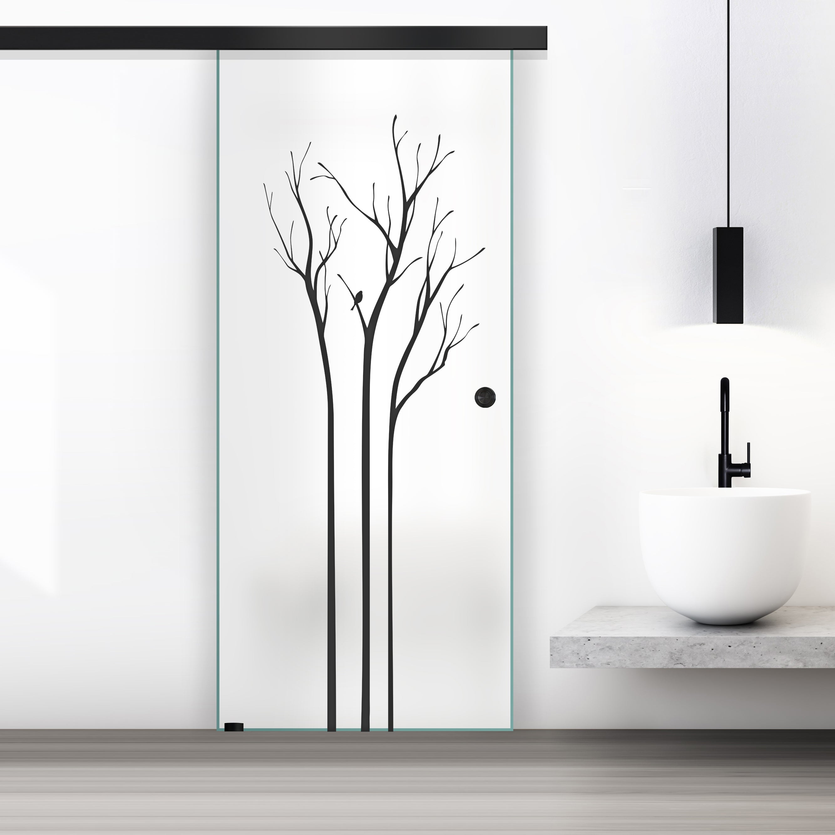 Sliding glass door, interior Glass door #Satiné