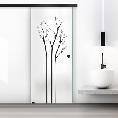 Sliding glass door, interior Glass door #Satiné