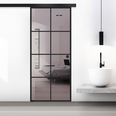 Sliding glass door, interior Glass door #Bronze