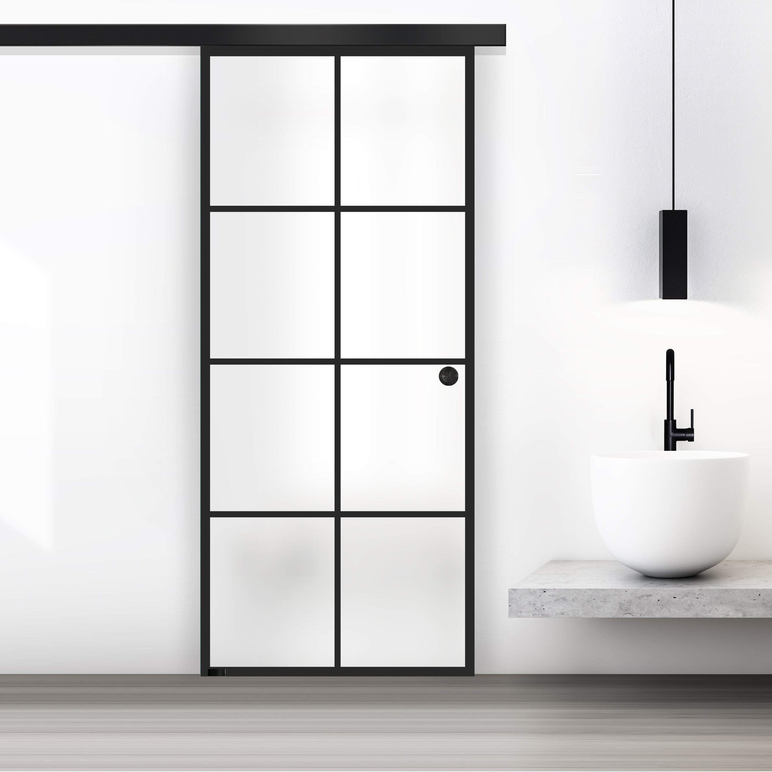 Sliding glass door, interior Glass door #Satiné
