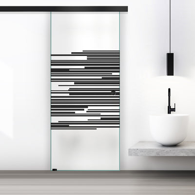 Sliding glass door, interior Glass door #Satiné