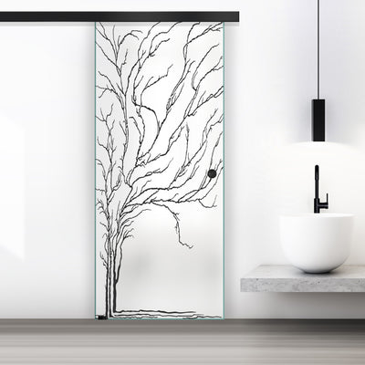 Sliding glass door, interior Glass door #Satiné