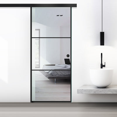 Sliding glass door, interior Glass door #Clear
