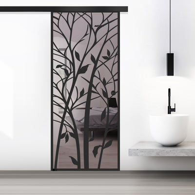 Sliding glass door, interior Glass door #Bronze