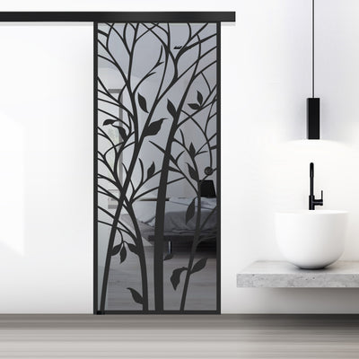 Sliding glass door, interior Glass door #Grey