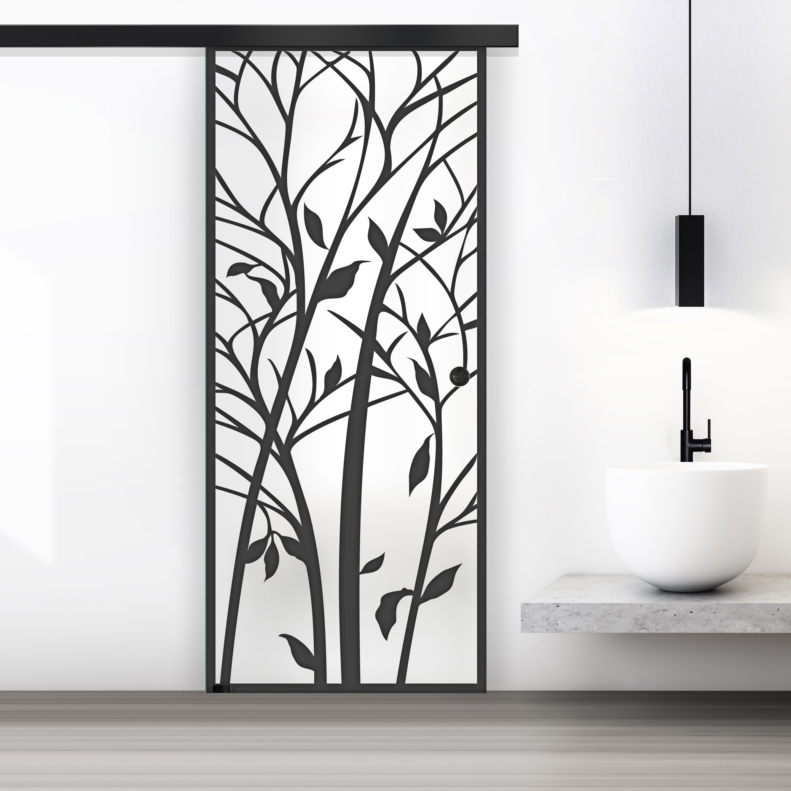 Sliding glass door, interior Glass door #Satiné