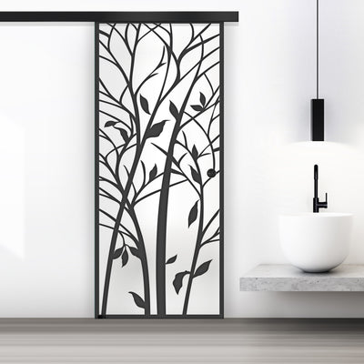 Sliding glass door, interior Glass door #Satiné