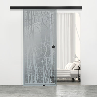Sliding glass door, interior Glass door #Grey