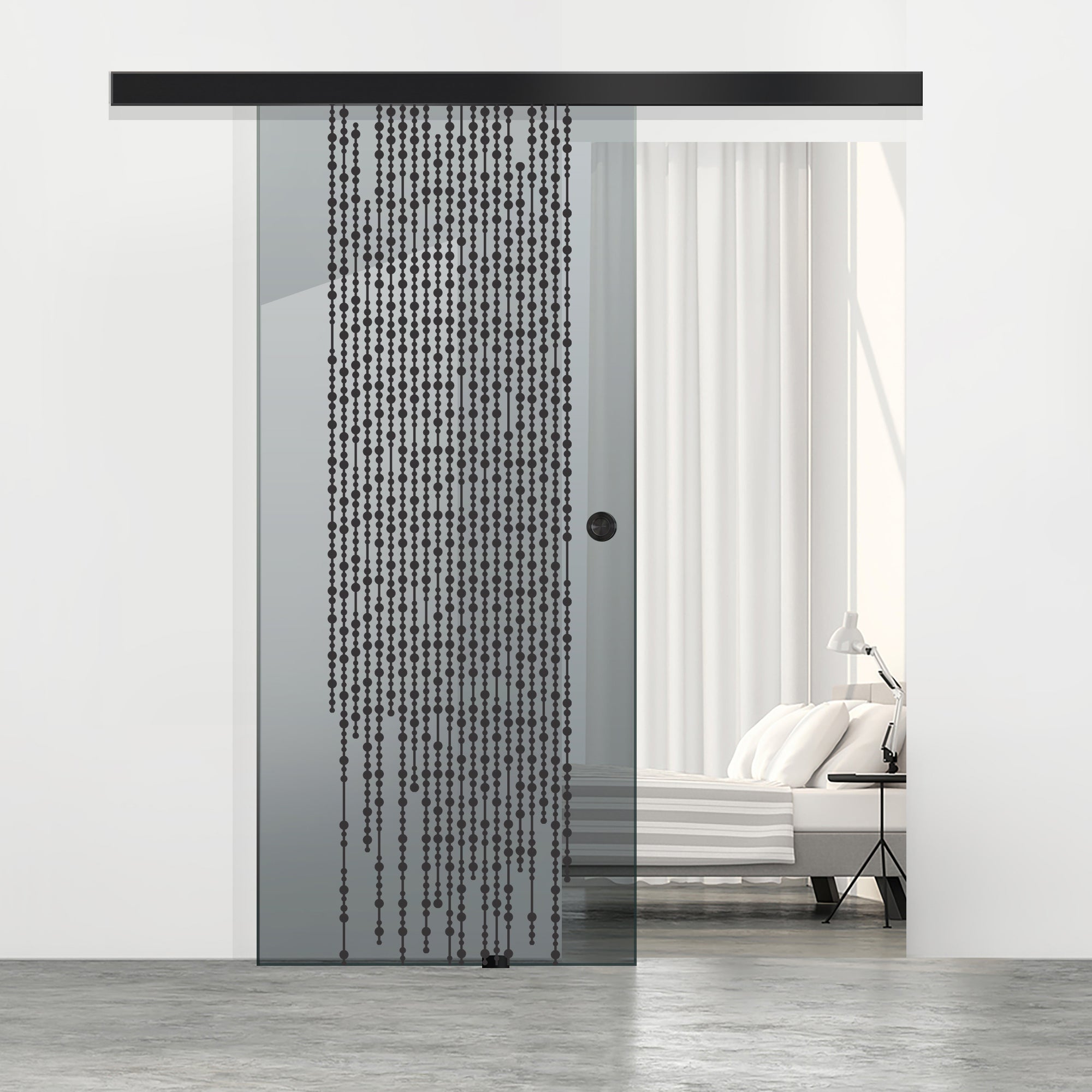 Sliding glass door, interior Glass door #Grey