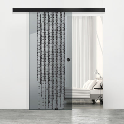 Sliding glass door, interior Glass door #Grey