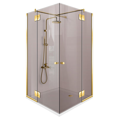 Shower enclosure #Bronze