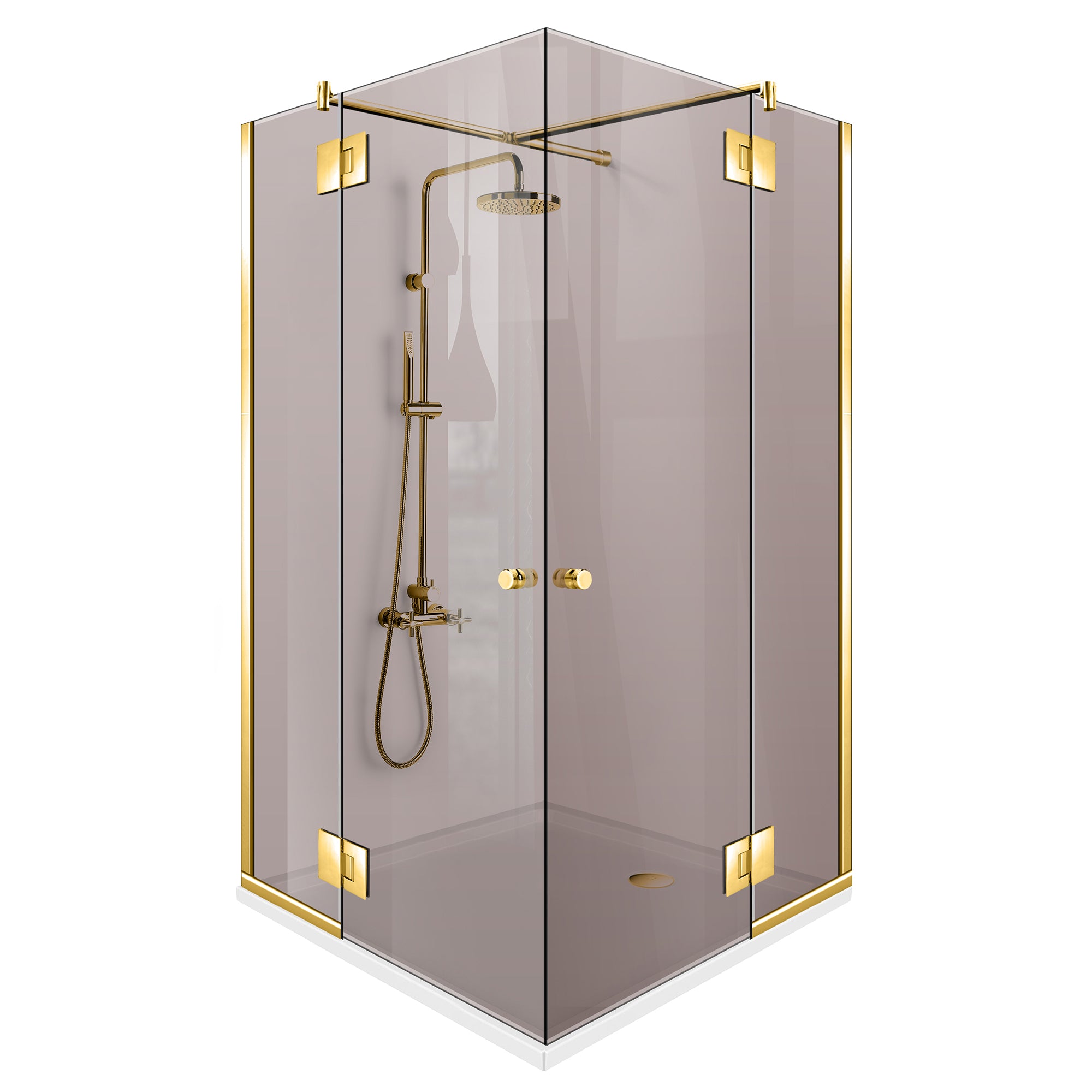 Shower enclosure #Bronze