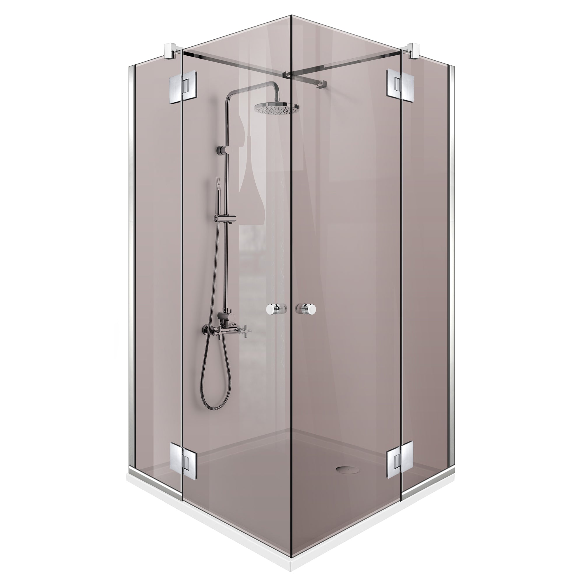 Shower enclosure #Bronze