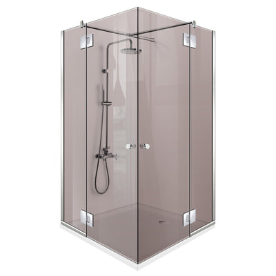 Shower enclosure #Bronze