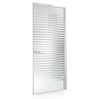 Framed glass door #Clear