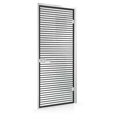 Framed glass door #Clear