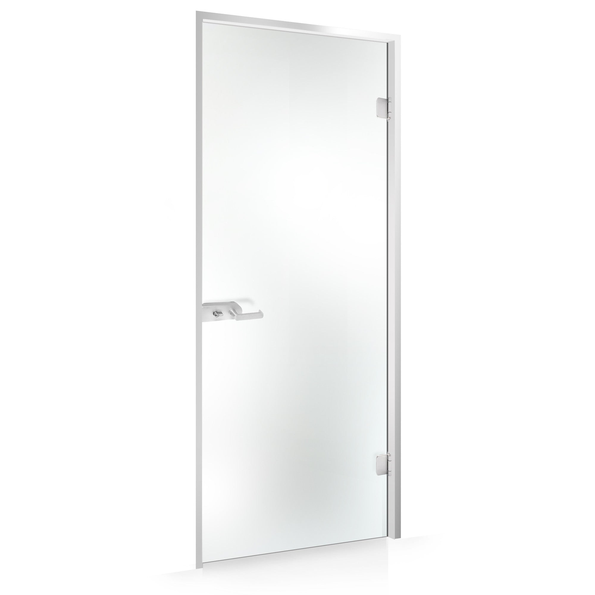 Framed glass door #Satin
